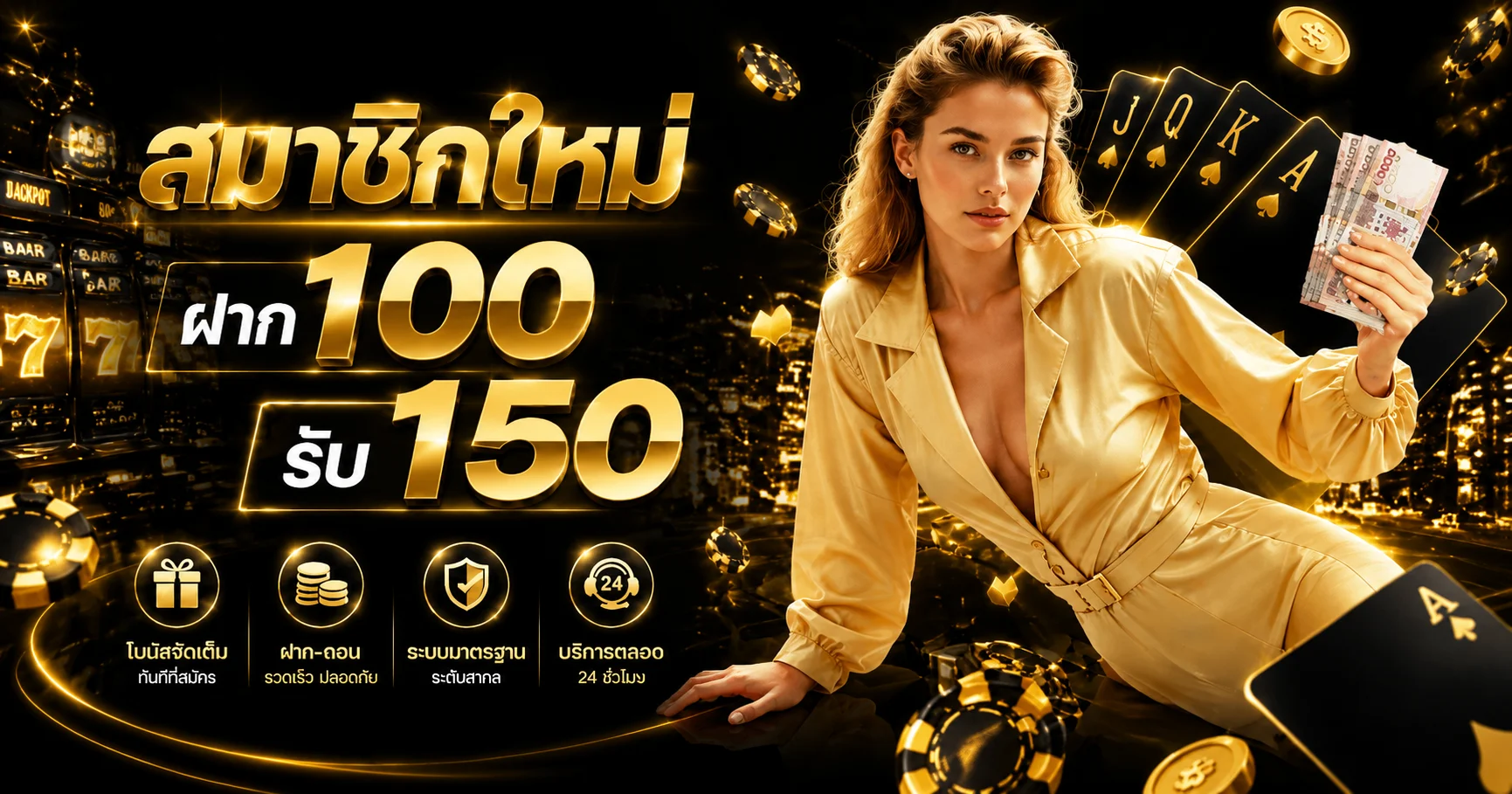 ภาพรวมค่ายเกมและคาสิโน IWANTBET โทนส้มดำ